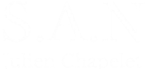 LOGO S.A.N Julien Chapelet - Blanc